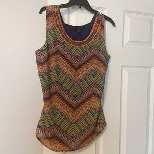 Printed Sanctuary tank top